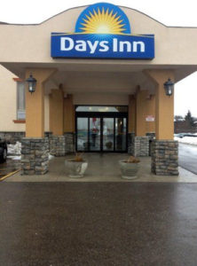 Automatic sliding Door Days Inn