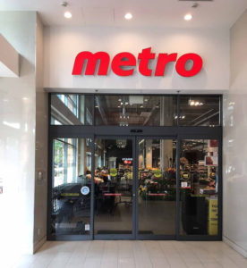 Automatic sliding Door Metro