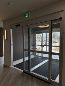 recent sliding door project by Canadian Door Automation