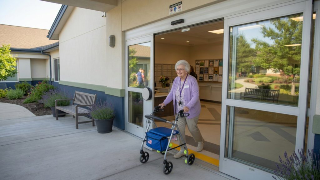 Barrier-Free Door Operators Benefit Seniors in Retirement Communities